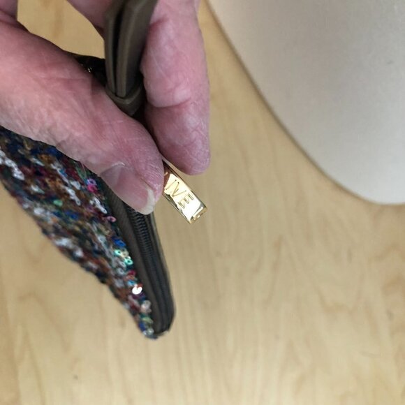 Ann Taylor Loft Sequined Wallet - Credit Card Holder - Picture 5 of 5